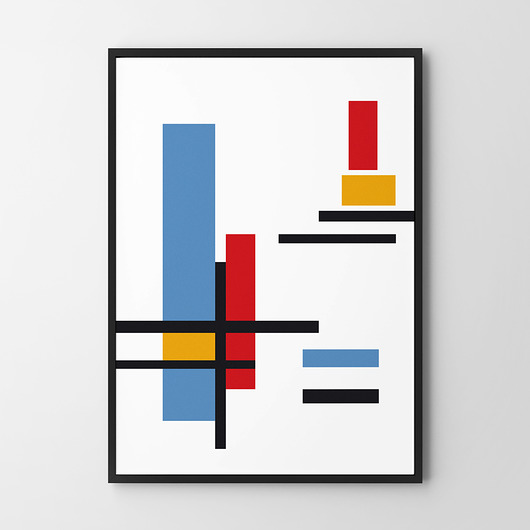 plakaty Plakat Mondrian inspiracje