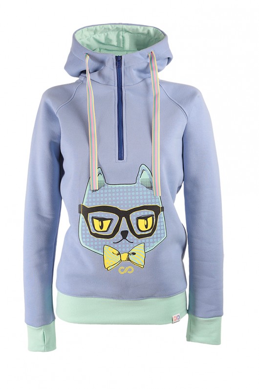 Bluza CAT light blue Colorshake
