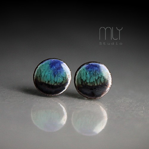 Księżycowe 11mm/stal chirurgiczna/ Magda Łysiak