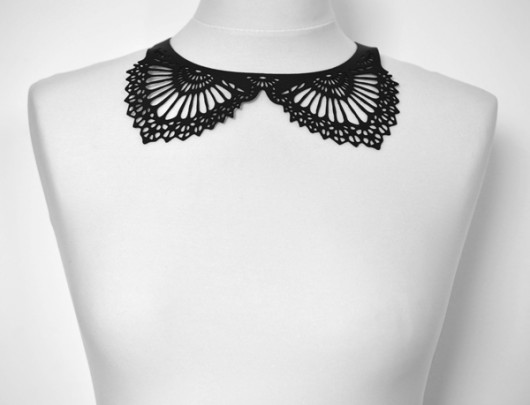 eco leather necklace felt label