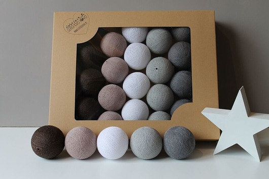 Cotton Balls Chestnut 20 szt. MIA home