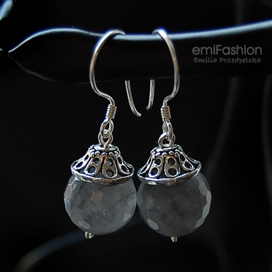 Kwarc szary w srebrze MAREMI Jewelry