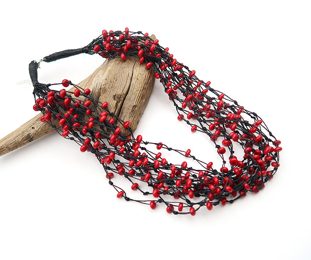 kolie Borówki - naszyjnik