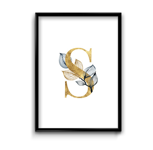 plakaty Plakat Litera S 