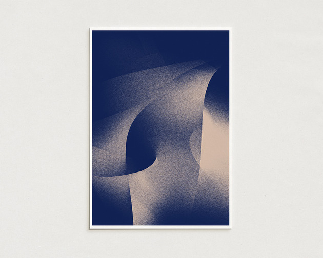 plakaty Plakat abstract gradient / Oryginalna grafika / poster print