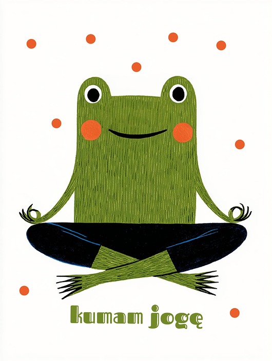 plakaty Plakat  kumam jogę 50X70CM