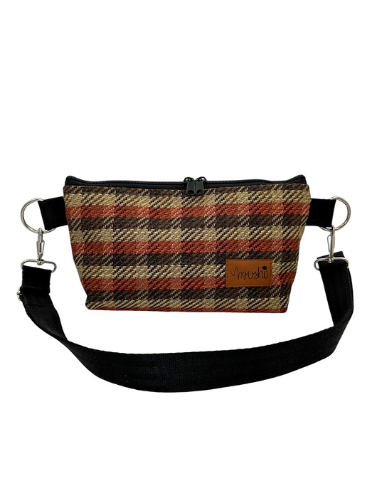 torebki mini Torebka "Jesienny pled" tkanina tapicerska