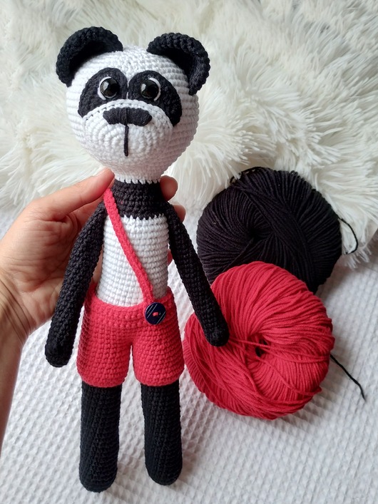 misie i maskotki Panda Norbert