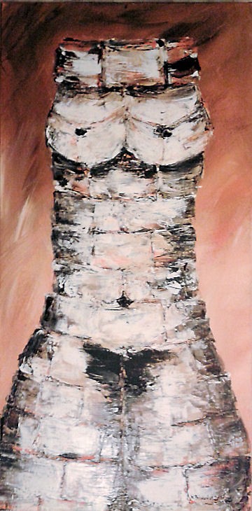 "Kobieta w oczach kobiet" IV - 40x80 /szpachla/ millla