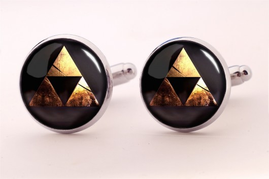 Spinki do mankietów Zelda Triforce EGGinEGG