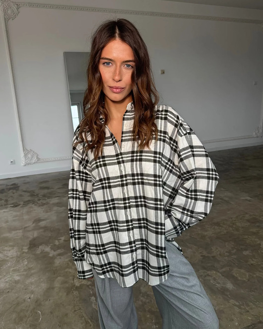 koszule damskie Koszula Sedated black & white