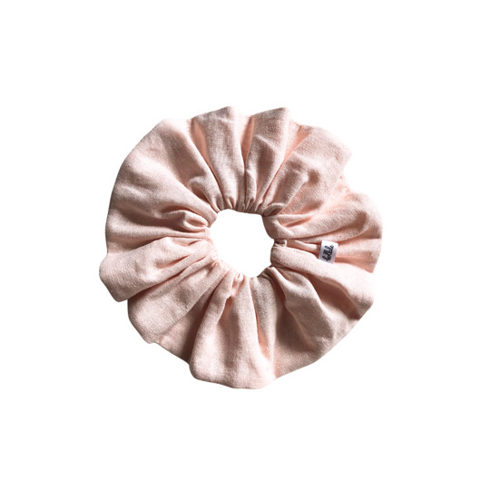 gumki do włosów Duża lniana gumka do włosów scrunchie / kollale