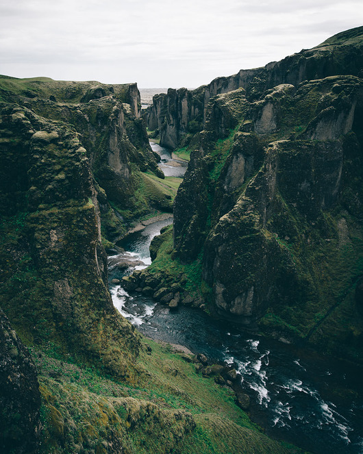 Fotografia kolekcjonerska "Islandzki kanion" BITE OF ICELAND