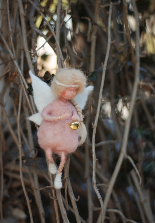 Dobra Wróżka- Złoty Dzwoneczek- Waldorf toys BoboLobo Handicraft
