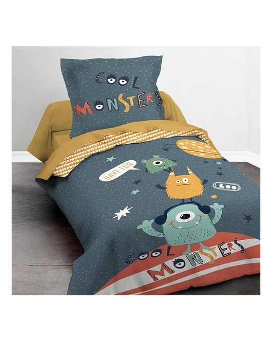 Komplet Pościeli dla Dzieci Monsters 140x200 cm MIA home