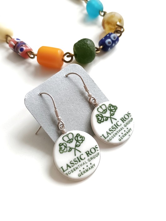 kolczyki ceramiczne Kolczyki ceramiczne Rosenthal