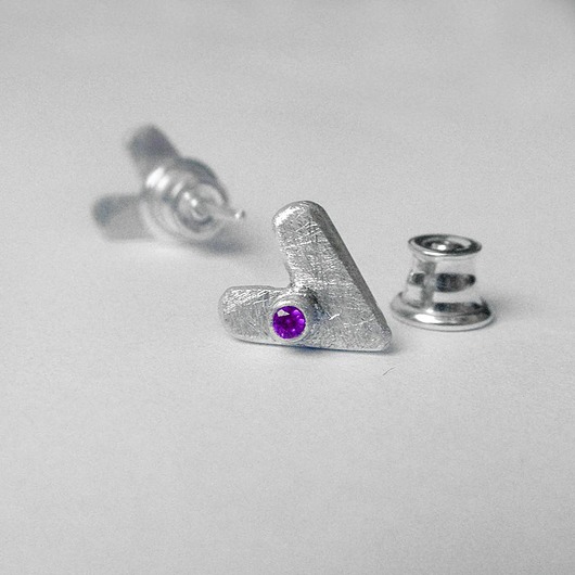 kolczyki srebrne Kolczyki srebrne SERDUSZKO