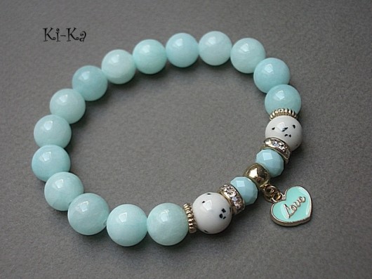 Baby blue  /05.08.15/ - bransoletka KiKa pracownia