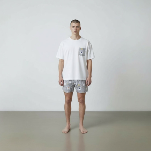 moda - inne Piżama Unisex bawełniana w alpaki