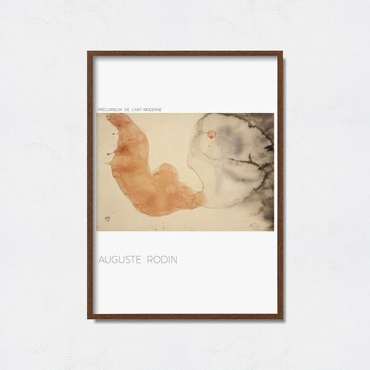 Auguste Rodin plakat do wystawy Pas De LArt