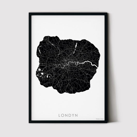 Mapa Plakat Londyn Pakamera Pl