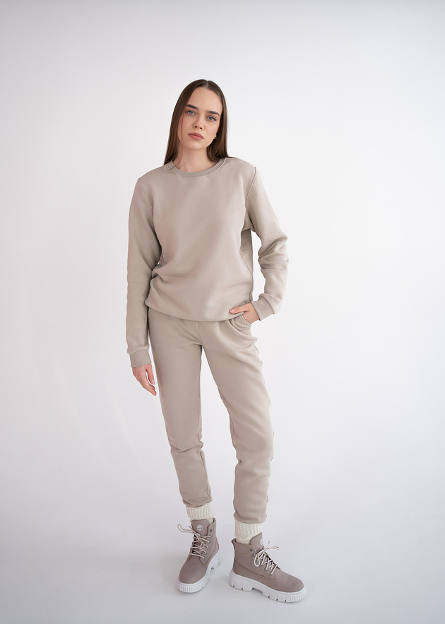 spodnie dresowe damskie Spodnie dresowe Taupe