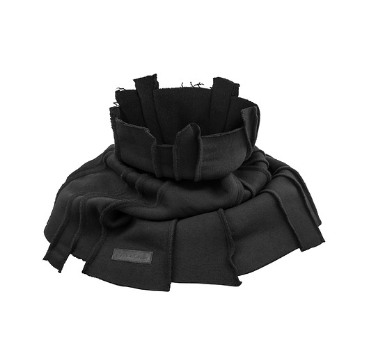 szale damskie Komin Czarny