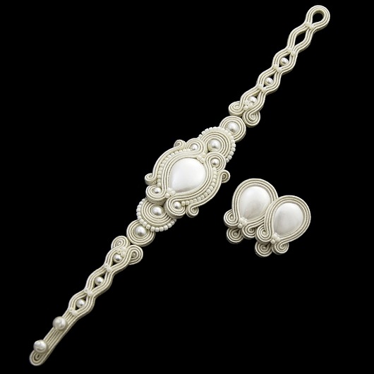komplet ślubny candy gold soutache kavrila