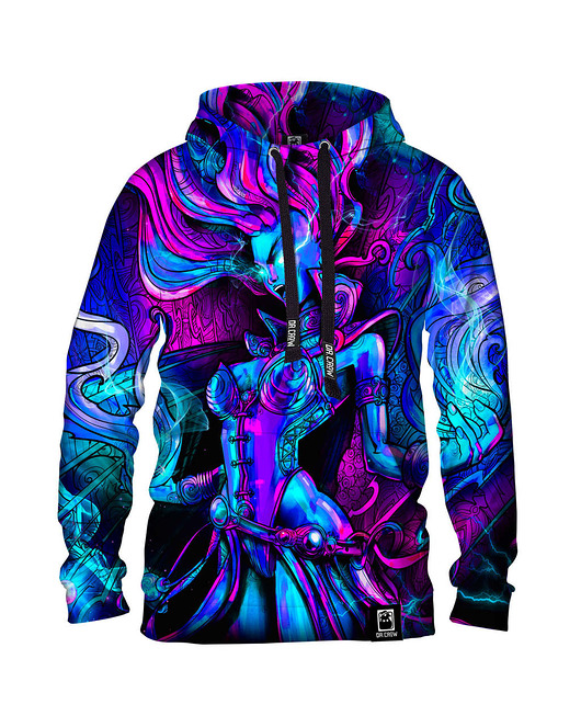 bluzy męskie Męska Bluza z kapturem DR.CROW Manga