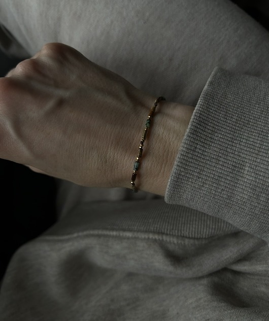 bransoletki z kamieni naturalnych Siła - Amuletka z Jaspisem i Turkusem