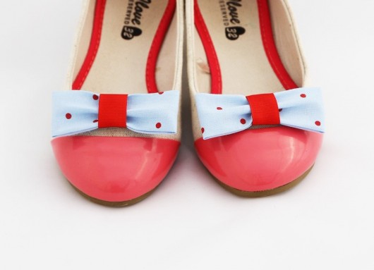 Rosie's Bow - Blue - klipsy do butów HowDoILook