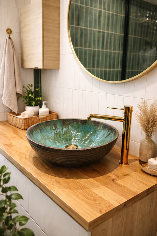 umywalki REMIUM!! Luksusowa Umywalka Las  Ręcznie Robiona Ceramiczna