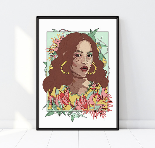 Beyonce   art giclee print A3 Żaneta Antosik PRINTS