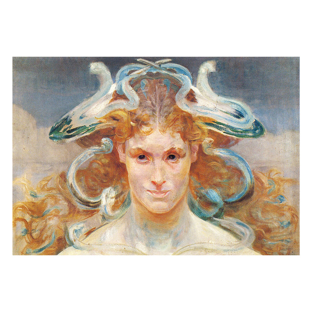 kartki okolicznościowe - wydruki Kartka Premium - Jacek Malczewski "Meduza"