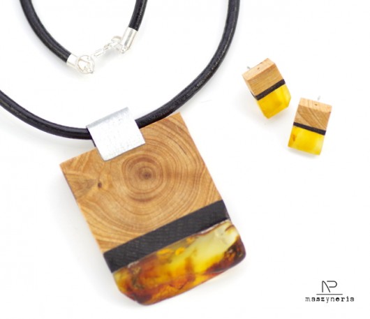 Wood&Amber Komplet Cyprys Maszyneria