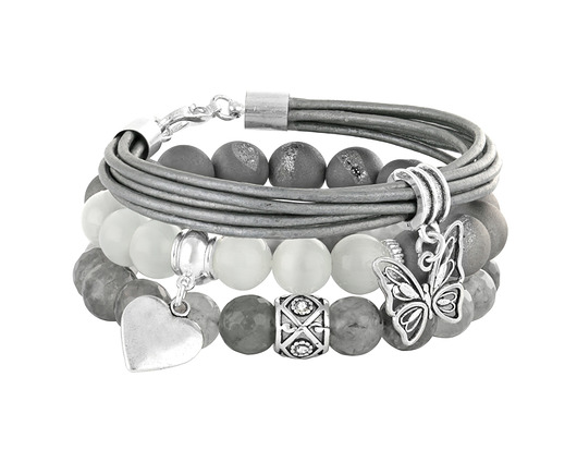 Gerda 5 - grey & steel. Lavoga