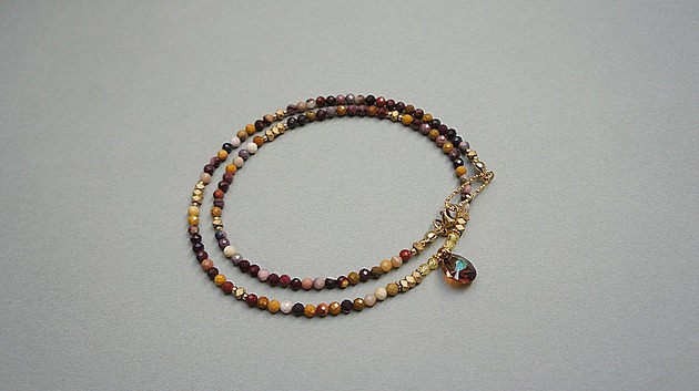 chokery Jaspis Mokait /choker/ - Szlachetna kolekcja