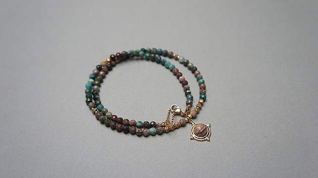 chokery Turkus vol. 10 /choker/ - Szlachetna kolekcja