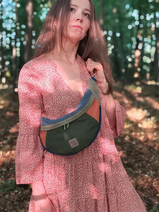 saszetka nerka Nerka "Haru"kolorowa  bawełniana