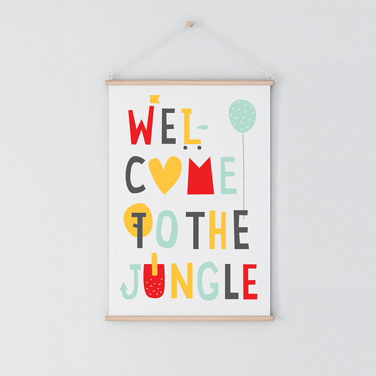 Welcome to the jungle | plakat A3 milostudio