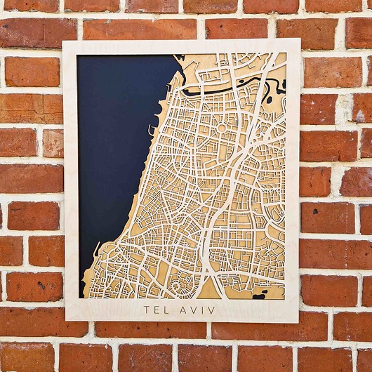 Ozdoby na ścianę Tel Aviv (Dark)