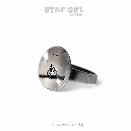 Star Girl Classic Rower, pierścionek Ewa Saj Fotografie