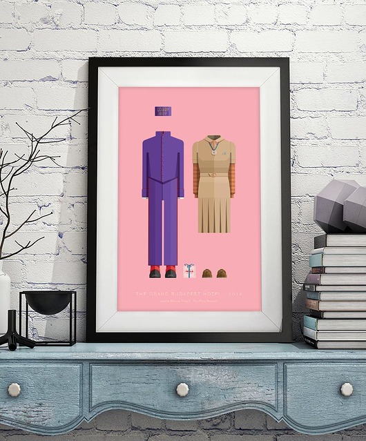plakaty Grand Budapest Hotel - plakat fine art