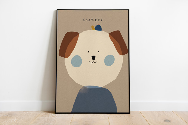 plakaty Plakat z imieniem   piesek