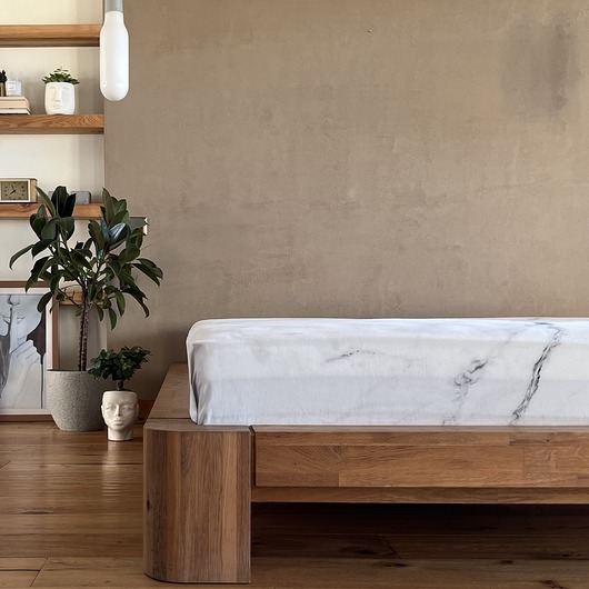 pościel Prześcieradło WHITE MARBLE