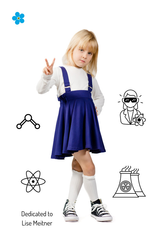 spódniczki dla dziewczynki Spódniczka z szelkami z Micro Modalu LISE