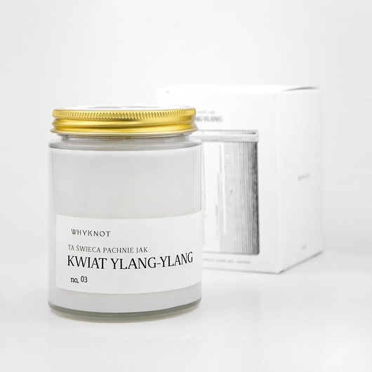 świece zapachowe ŚWIECA SOJOWA YLANG YLANG no.03