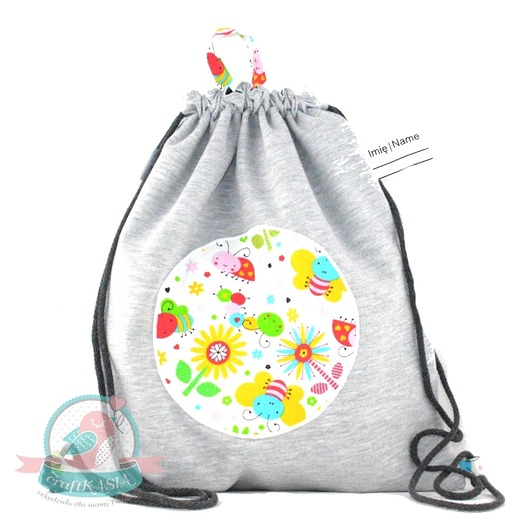 Dresbag- wodoodporny worko-plecak-Pszczółki craftKASIA