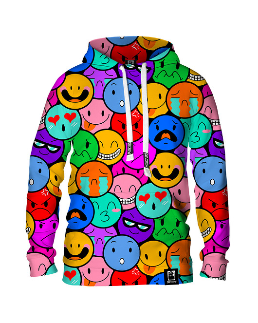 bluza z kapturem damska Damska Bluza z kapturem DR.CROW Smiles