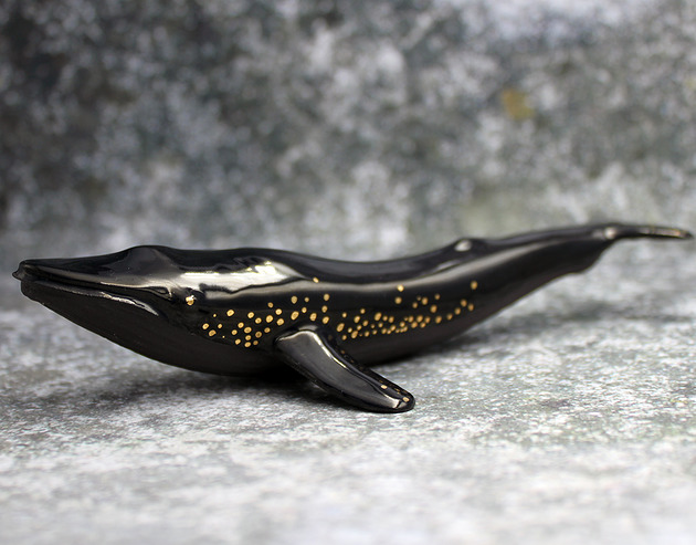 figurki i rzeźby Wieloryb/figurka ceramiczna